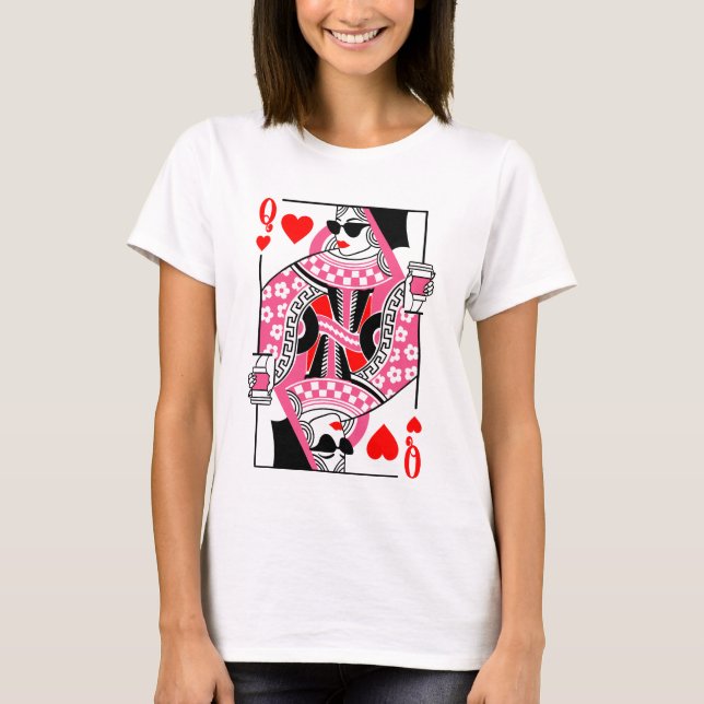 Queen of hearts Playera (Anverso)