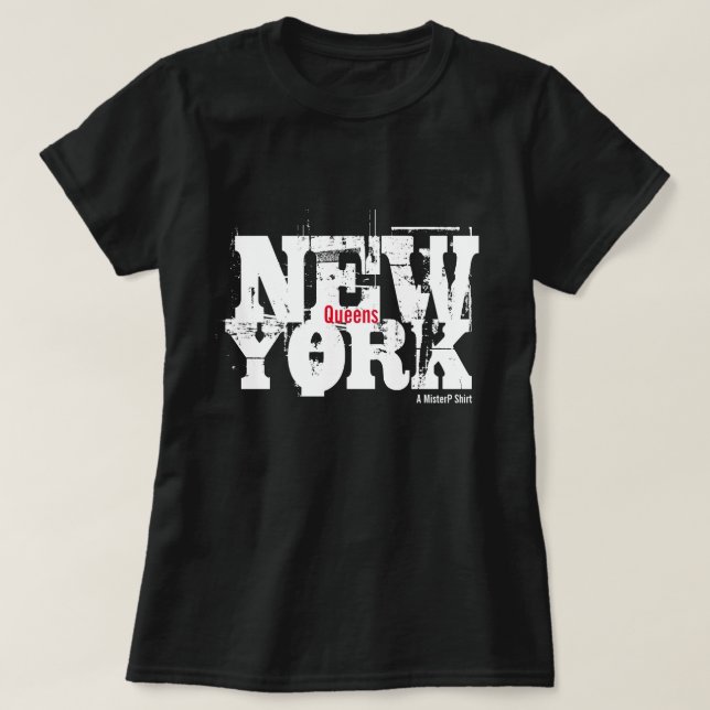 Queens, Nueva York - Una camiseta del señor P (Diseño del anverso)