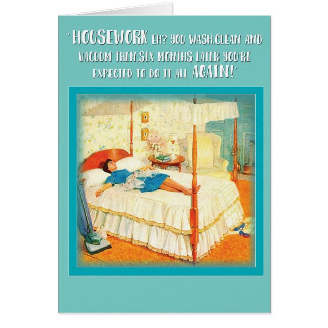 ¿'Quehacer doméstico, eh? ' (Frente)