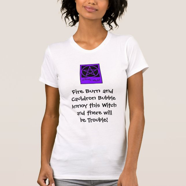 Quema de fuego y burbuja de caldero... Camiseta de (Anverso)