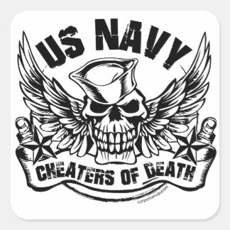 Quemadores de la muerte Corpsmanup.com Pegatina