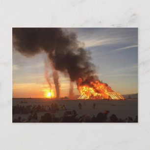 Quemando las Pirámides, Postal de Burning Man