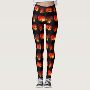 Quemando leggings en los bosques de amor
