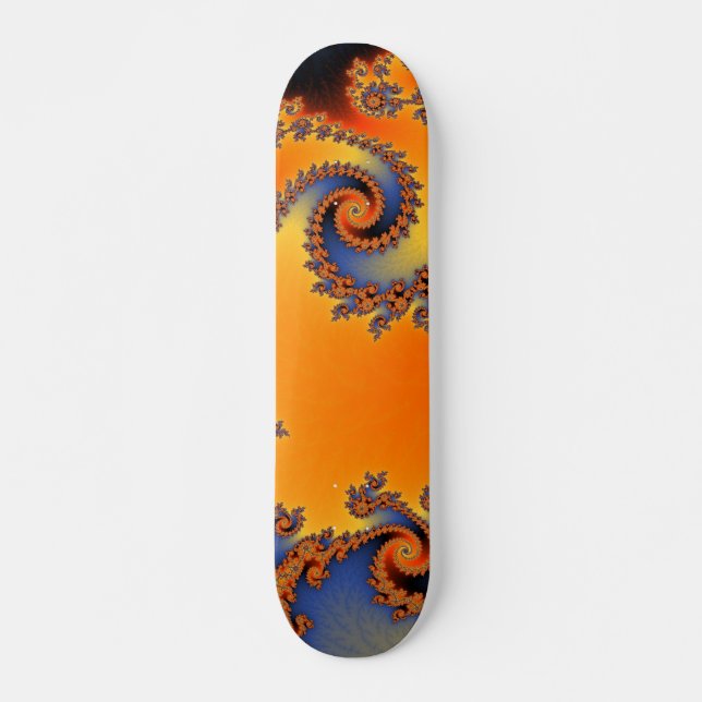 Quenched Double Spiral Skateboard (Anverso )