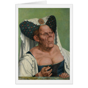 Quentin Massys - mujer mayor grotesca, 1515