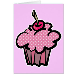quequitos de puntos de polka rosa