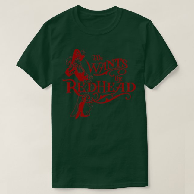 Queremos la camiseta de los piratas del Caribe Red (Diseño del anverso)