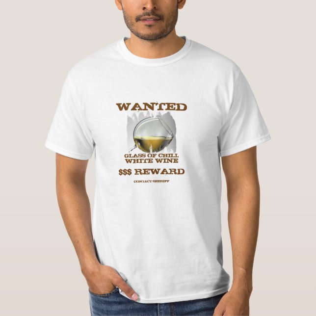 ¡Quería una camiseta de vino blanco! (Anverso)