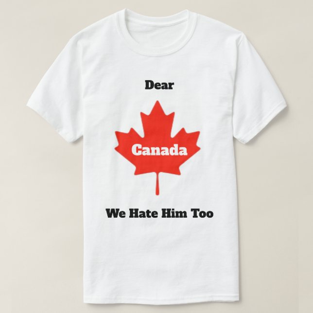 Querida camiseta básica de Canadá (Diseño del anverso)