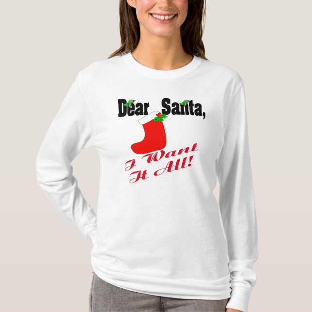 Querida camiseta de Santa (Anverso)