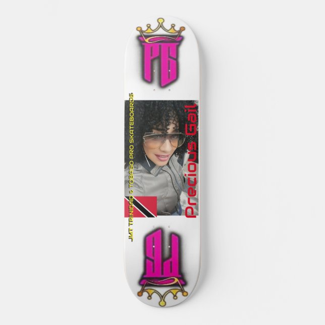 QUERIDA GAIL.  JMT 8 1/4" Tabla de Skateboard (Anverso)