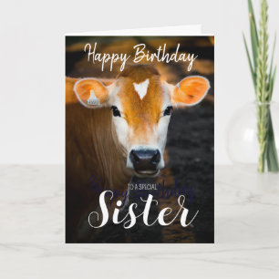 Querida Hermana Feliz Cumpleaños Tarjeta – Foto Di