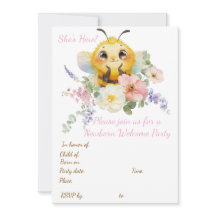 Querida Invitación de Abeja