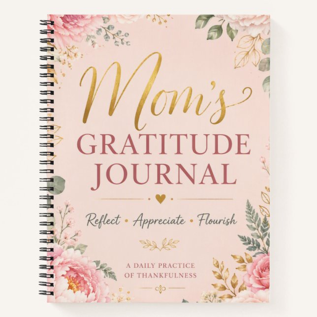 Querida Mamá, Diario de Gratitud (Anverso)