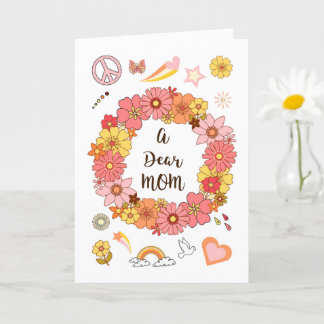 Querida Mamá Tarjeta del Día de la Madre Paz y Amo