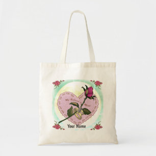 Querida mina Valentine Heart personalizado bolsas
