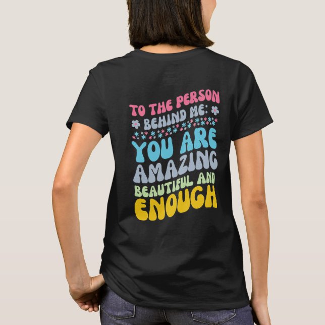 Querida persona detrás de mi camiseta de mujeres (Reverso)