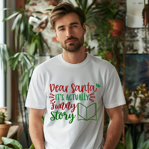 QUERIDA SANTA ES EN REALIDAD UNA CAMISETA DE HISTO