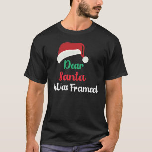 querida santa i estaba enmarcada como la camiseta 