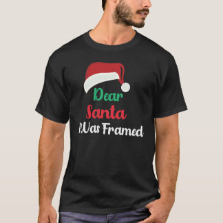 querida santa i estaba enmarcada como la camiseta 