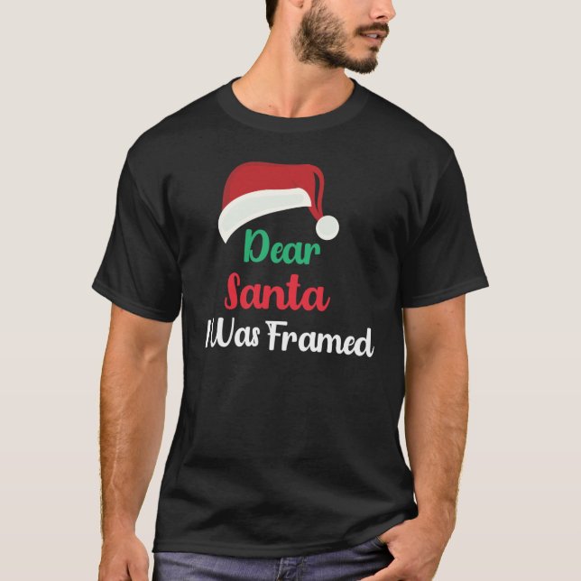 querida santa i estaba enmarcada como la camiseta  (Anverso)
