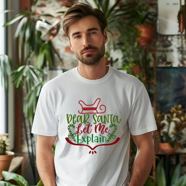 QUERIDA SANTA, PERMÍTANME EXPLICAR Camiseta (Subido por el creador)