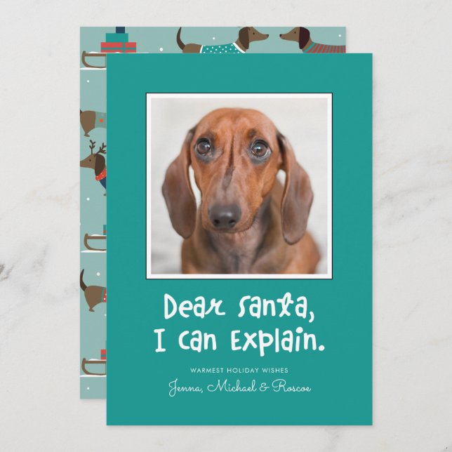 QUERIDA SANTA PUEDO EXPLICAR Añadir tu foto (Anverso / Reverso)