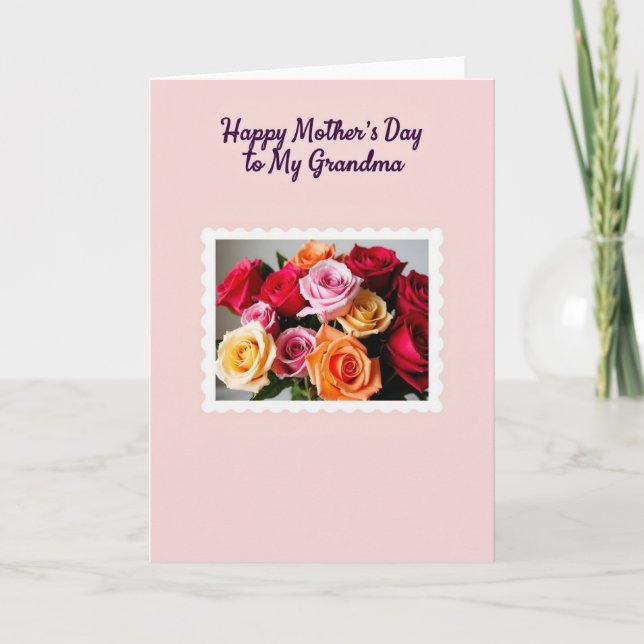 Querida Tarjeta de Foto del Día de la Madre (Anverso)
