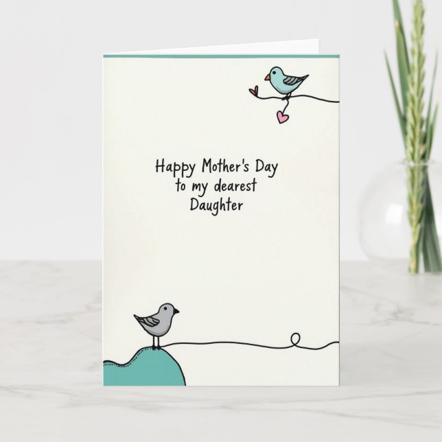Queridísima tarjeta de arte del día de la madre (Anverso)