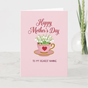 Queridísima tarjeta del día de la madre de Nannie