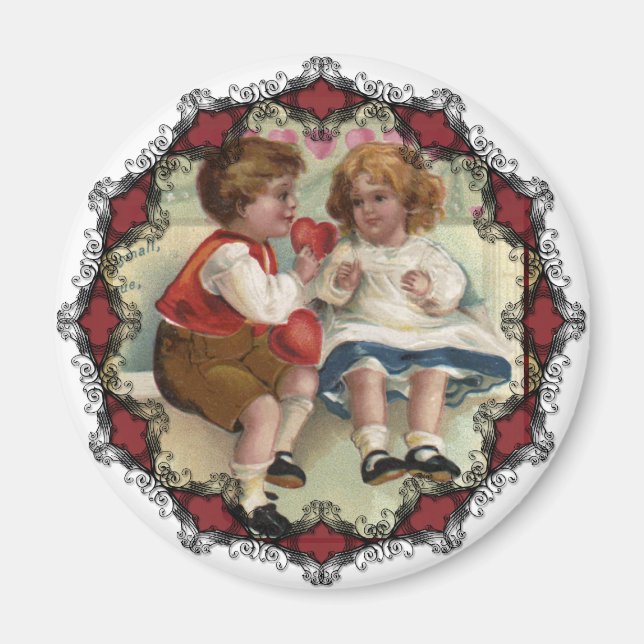 Queridísimo imán de San Valentín (Frente)