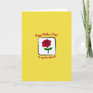 Querido Amigo Tarjeta del Día de la Madre