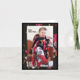 Querido Año Nuevo, te lo suplico Tarjeta de Felici