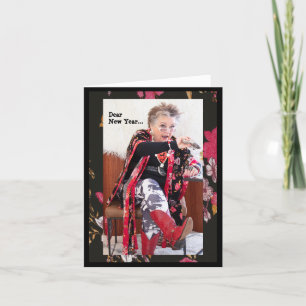 Querido Año Nuevo, te lo suplico Tarjeta de Felici