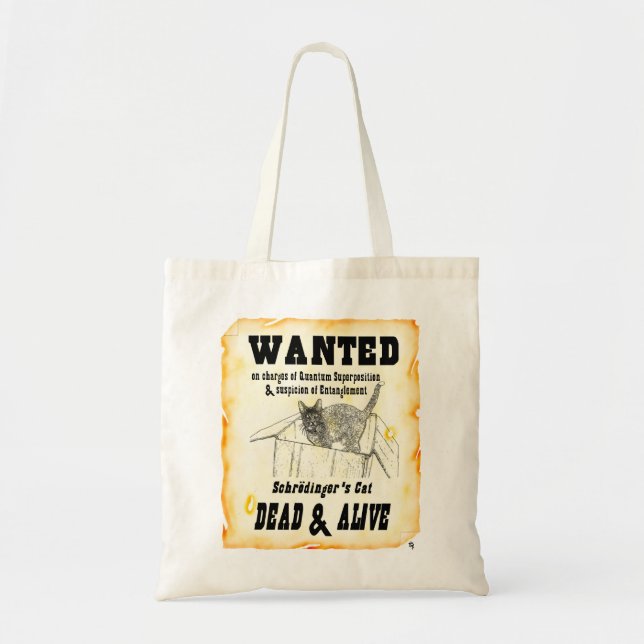 "QUERIDO: Bolsa de asas del gato de Schrodinger (Frente)