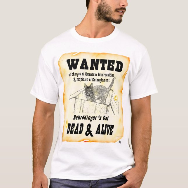 "QUERIDO: Camisa del gato de Schrodinger" (Anverso)
