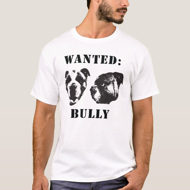 "Querido: Camiseta inglesa del bulldog del matón" (Anverso)