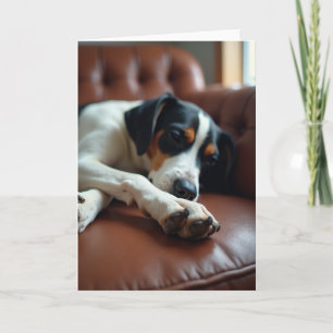 Querido Día del Padre Tarjeta de Cachorro