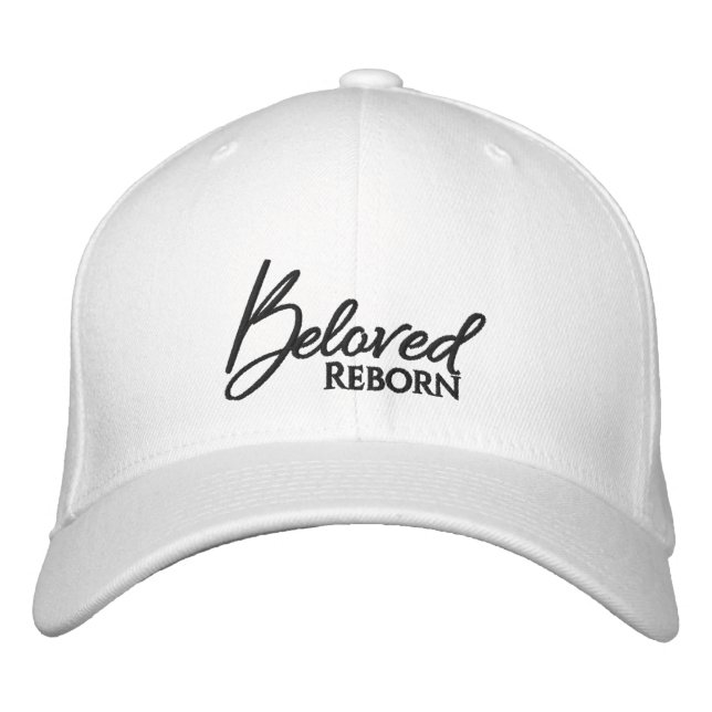 Querido Gorra de guiones blancos renacidos (Anverso)