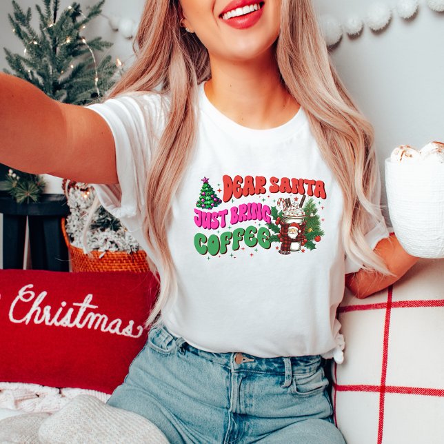 Querido Papá Noel, trae una camiseta para el café (Subido por el creador)