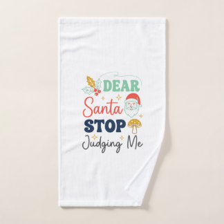 Querido Santa Deja de Juzgarme Navidad Hongo Holl
