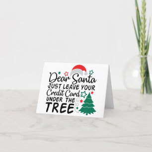 Querido Santa, deja tu tarjeta de crédito   Divert