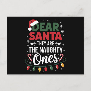 Querido Santa Ellos Son Los Traviesos Navidad