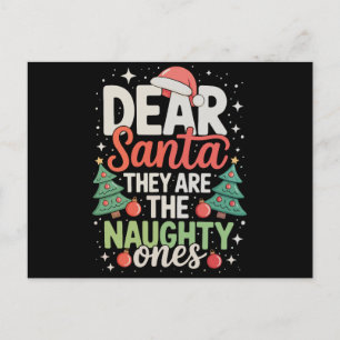 Querido Santa Ellos Son Los Traviesos Navidad