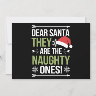 Querido Santa Ellos Son Los Traviesos Navidad 