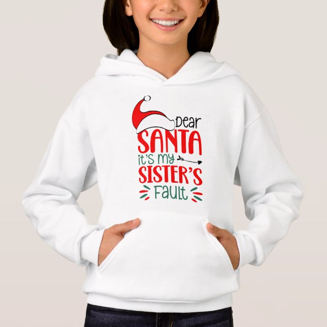Querido Santa, es culpa de mi hermana, Navidades (Anverso)