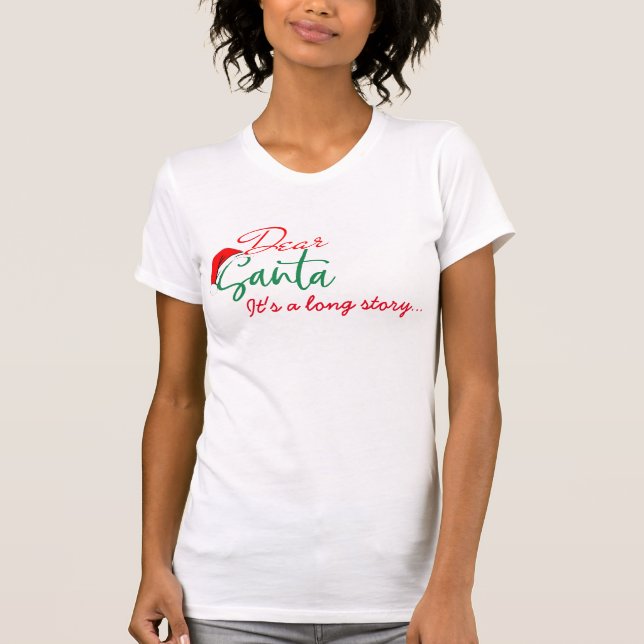 querido santa navidades graciosos camisa es una la (Anverso)