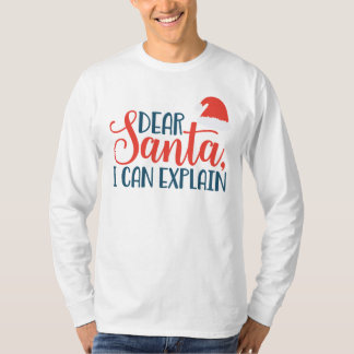Querido Santa, puedo explicar la camiseta de los h
