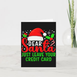 Querido Santa Solo Deja Tu Tarjeta De Crédito Fami