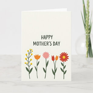 Querido Tarjeta de Primavera del Día de la Madre